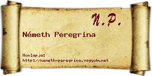 Németh Peregrina névjegykártya